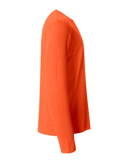 Clique Basic Long Sleeve T - Blood Orange
