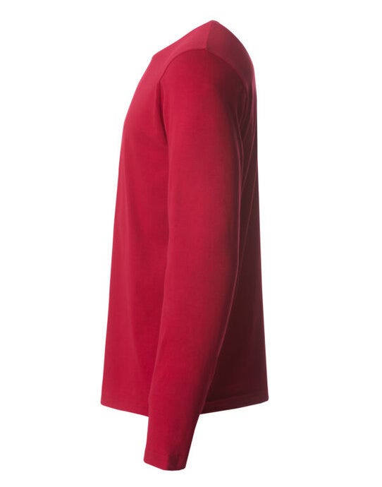 Clique Basic Long Sleeve T - Red
