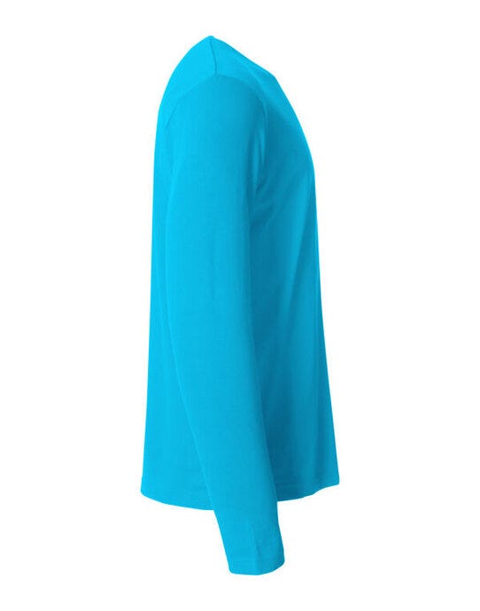 Clique Basic Long Sleeve T - Turquoise