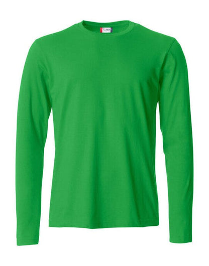 Clique Basic Long Sleeve T - Apple Green