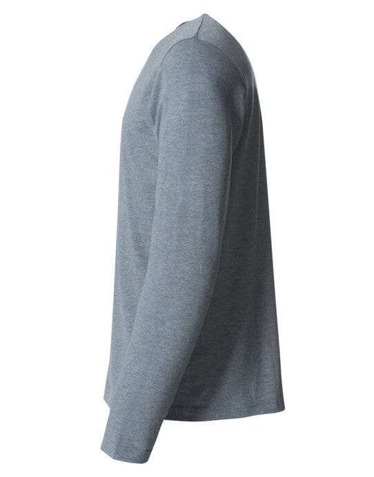 Clique Basic Long Sleeve T - Grey Melange