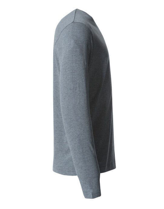 Clique Basic Long Sleeve T - Grey Melange