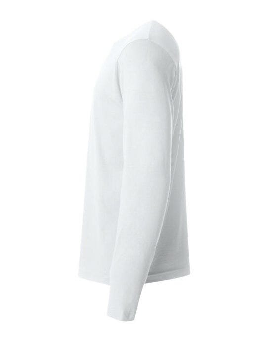 Clique Basic Long Sleeve T - White