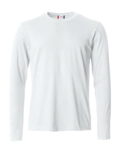 Clique Basic Long Sleeve T - White