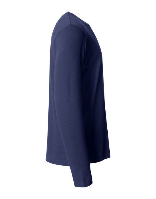 Clique Basic Long Sleeve T - Dark Navy