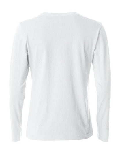 Clique Ladies L/S Basic-T - White