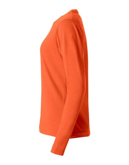 Clique Ladies L/S Basic-T - Blood Orange