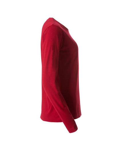 Clique Ladies L/S Basic-T - Red