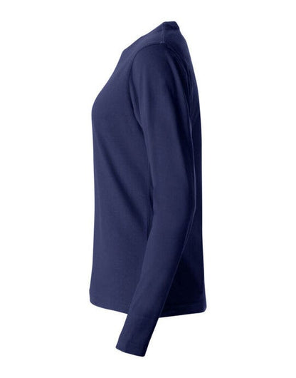 Clique Ladies L/S Basic-T - Dark Navy
