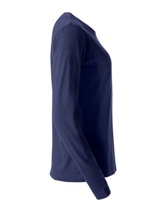 Clique Ladies L/S Basic-T - Dark Navy