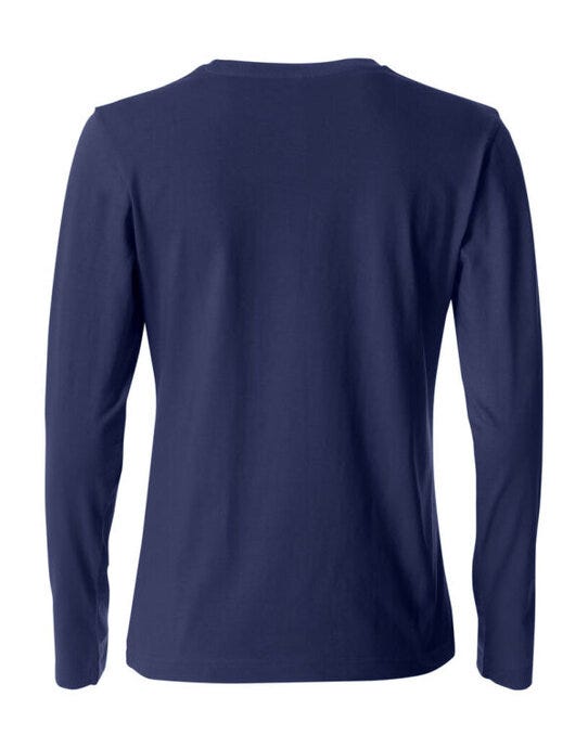 Clique Ladies L/S Basic-T - Dark Navy