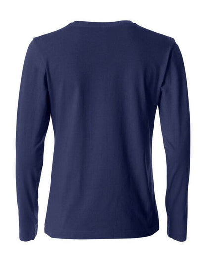Clique Ladies L/S Basic-T - Dark Navy
