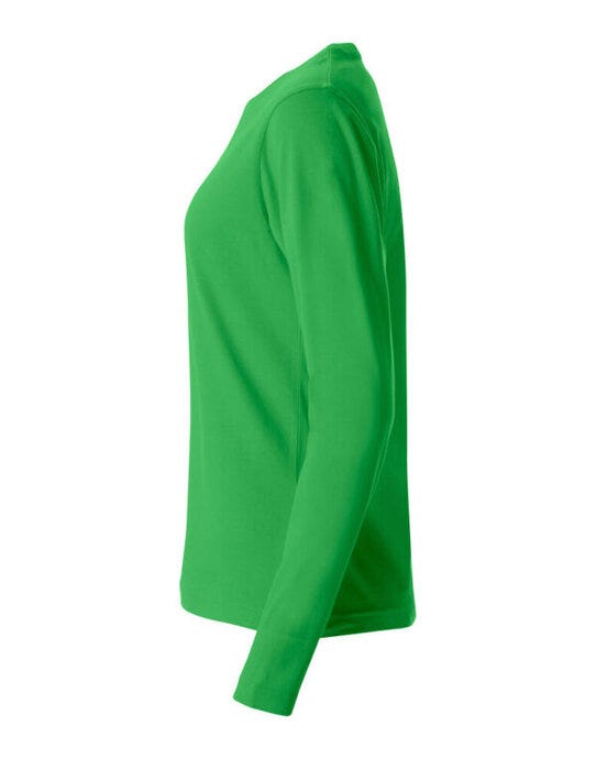 Clique Ladies L/S Basic-T - Apple Green
