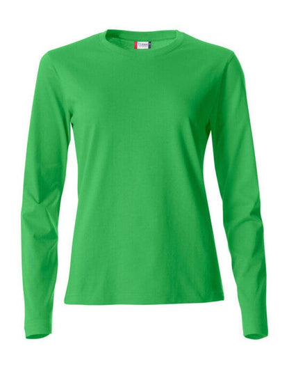 Clique Ladies L/S Basic-T - Apple Green