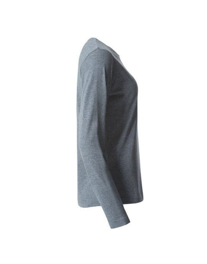 Clique Ladies L/S Basic-T - Grey Melange