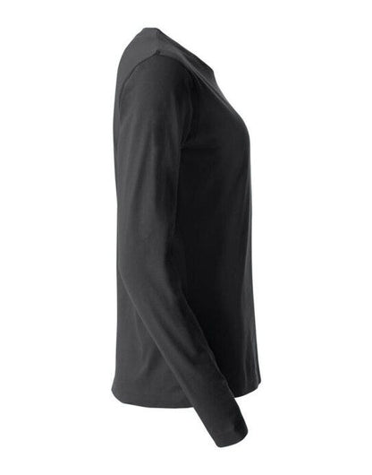 Clique Ladies L/S Basic-T - Black