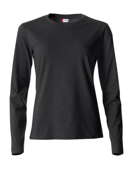Clique Ladies L/S Basic-T - Black