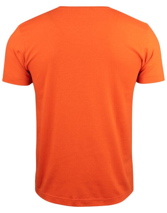 Clique Basic-T V Neck - Blood Orange
