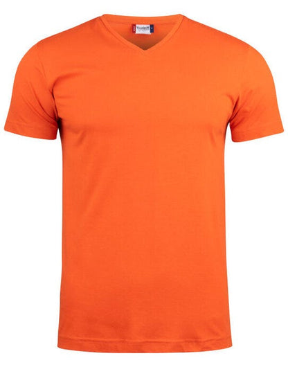 Clique Basic-T V Neck - Blood Orange