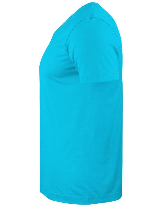 Clique Basic-T V Neck - Turquoise