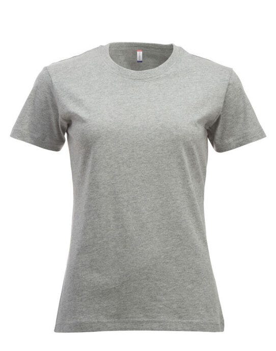 Clique Ladies New Classic-T - Grey Melange