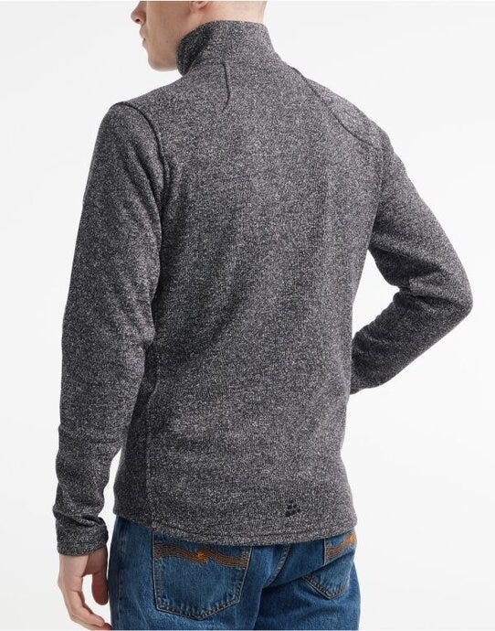 Craft Men's ADV Explore Heavy Fleece Jkt - Black Melange