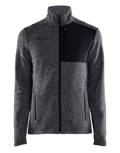 Craft Men's ADV Explore Heavy Fleece Jkt - Black Melange