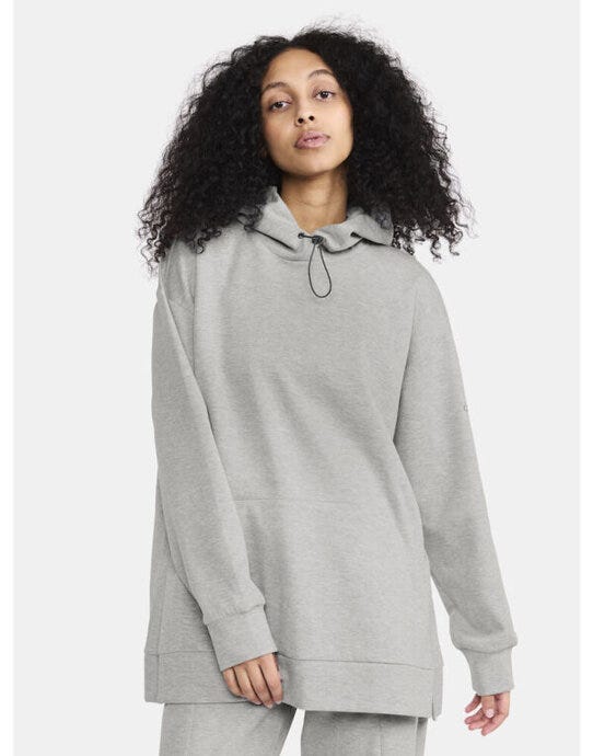 Craft Ladies ADV Join Long Hoodie - Grey Melange