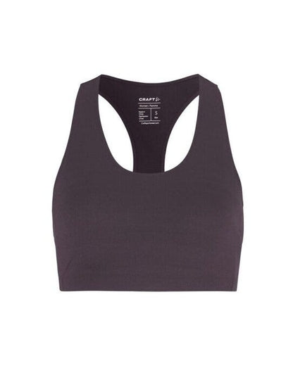 Craft Collective Padded Sports Bra - Dark Plum