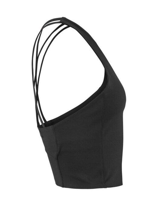 Craft Collective Cropped Singlet - Black