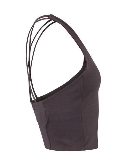 Craft Collective Cropped Singlet - Dark Plum