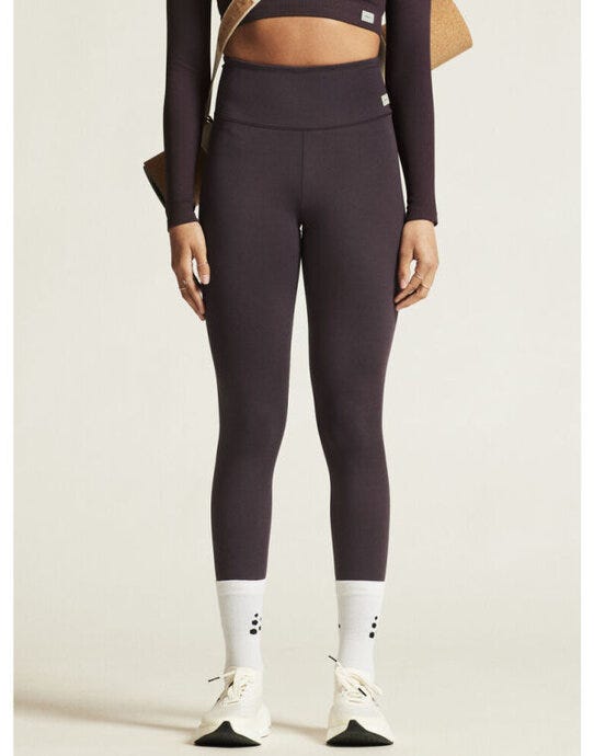 Craft Collective 7/8 Tights - Dark Plum