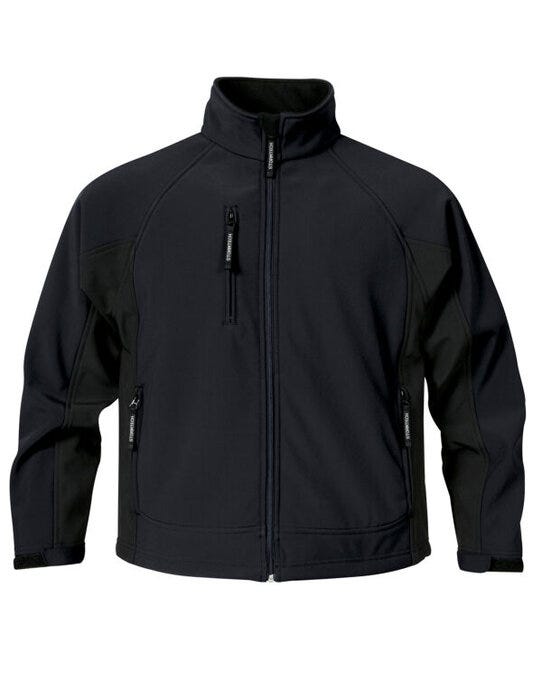 Stormtech Mens Crew Bonded Jacket - Black/Black