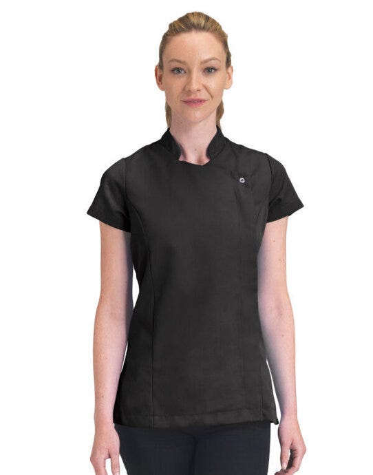 Dennys Beauty Tunic Zip Fastening - Black