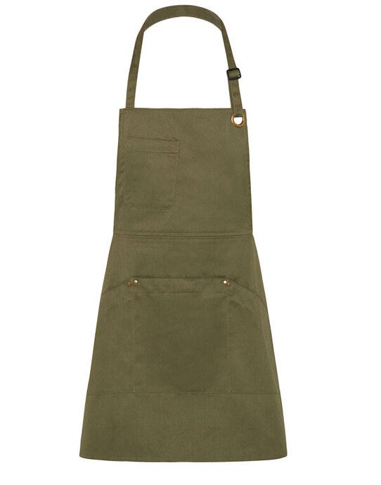 Dennys Denny's Le Chef Prep Utility Apron - Olive