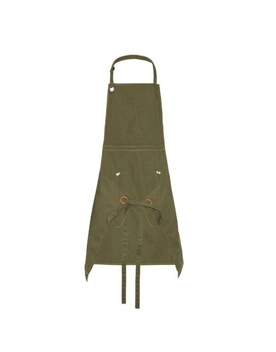 Dennys Denny's Le Chef Prep Utility Apron - Olive