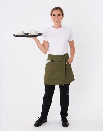 Dennys Le Chef Prep Utility Apron - Olive