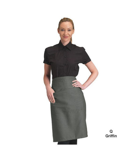 Dennys Recycled Waist Apron W Pocket - Griffin Grey