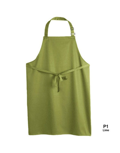 Dennys Multi-Coloured Bib Apron - Lime