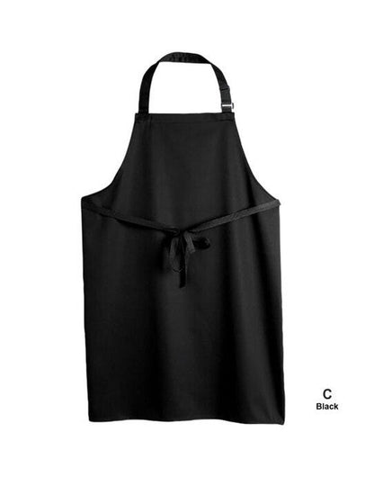 Dennys Multi-Coloured Bib Apron - Black