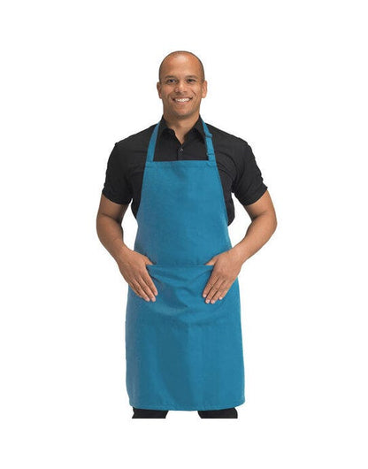 Dennys Recycled Bib Apron With Pocket - Light Olive