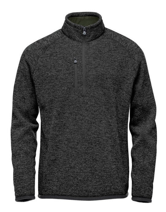 Stormtech Mens 1/4 Zip Pullover - Black Heather