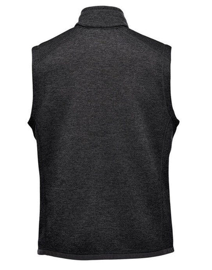 Stormtech Mens Avalanche FZ Fleece Vest - Black Heather