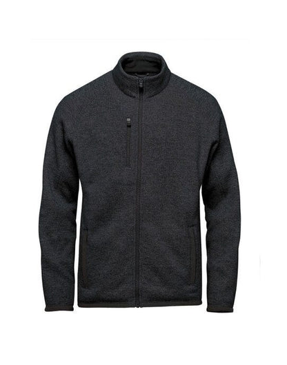 Stormtech Mens Avalanche FZ Fleece Jkt - Black Heather