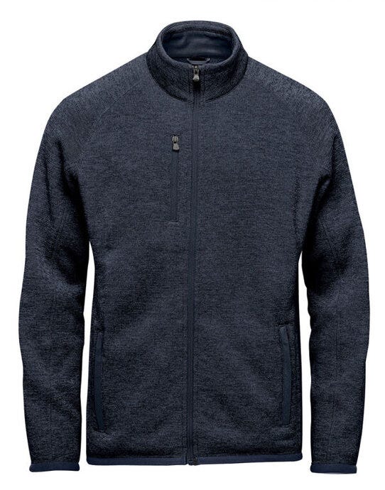 Stormtech Mens Avalanche FZ Fleece Jkt - Navyheather