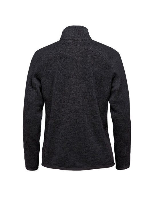 Stormtech Ladies Avalanche FZ Fleece Jkt - Black Heather