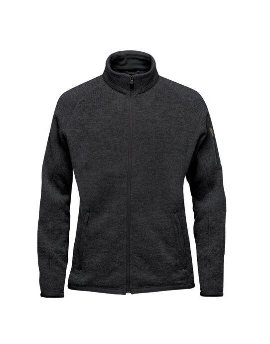 Stormtech Ladies Avalanche FZ Fleece Jkt - Black Heather