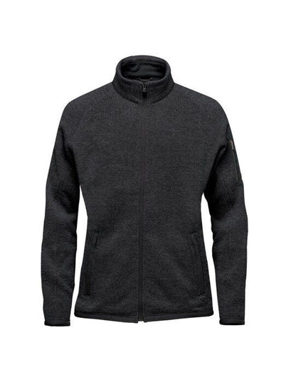 Stormtech Ladies Avalanche FZ Fleece Jkt - Black Heather