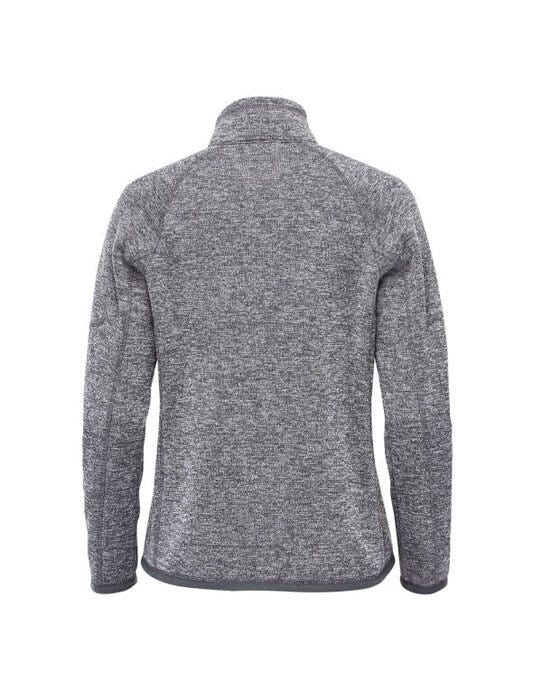 Stormtech Ladies Avalanche FZ Fleece Jkt - Granite Heather
