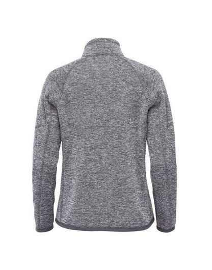 Stormtech Ladies Avalanche FZ Fleece Jkt - Granite Heather
